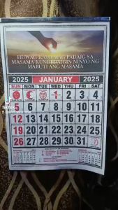 New Tagalog Bible Verse 2027 Calendar 12pages no customized