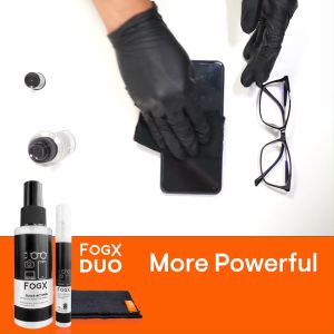 FOGX Edgeless Microfiber Cloth for Lens & Screen Cleaner Lap Pembersih Kacamata Layar Hp