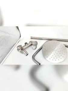 Shower 1 Set Paket Lengkap Wall Mounted Hand Shower Dengan Tiang Bahan Stainless SJ-90