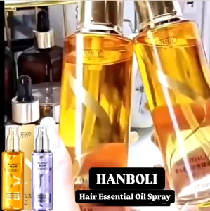HANBOLI Hair Care Essential Oil Hair Spray Serum Vitamin Rambut 100ml VP067