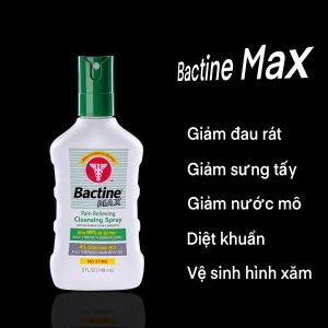 Bactine max hàng Mỹ (USA) - Xịt giảm đau diệt khuẩn chính hãng