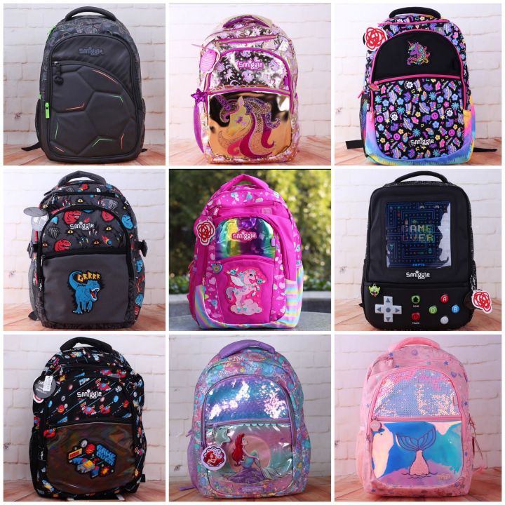 Original Smiggle Classic Backpack Children School Bag Authentic Products Lazada