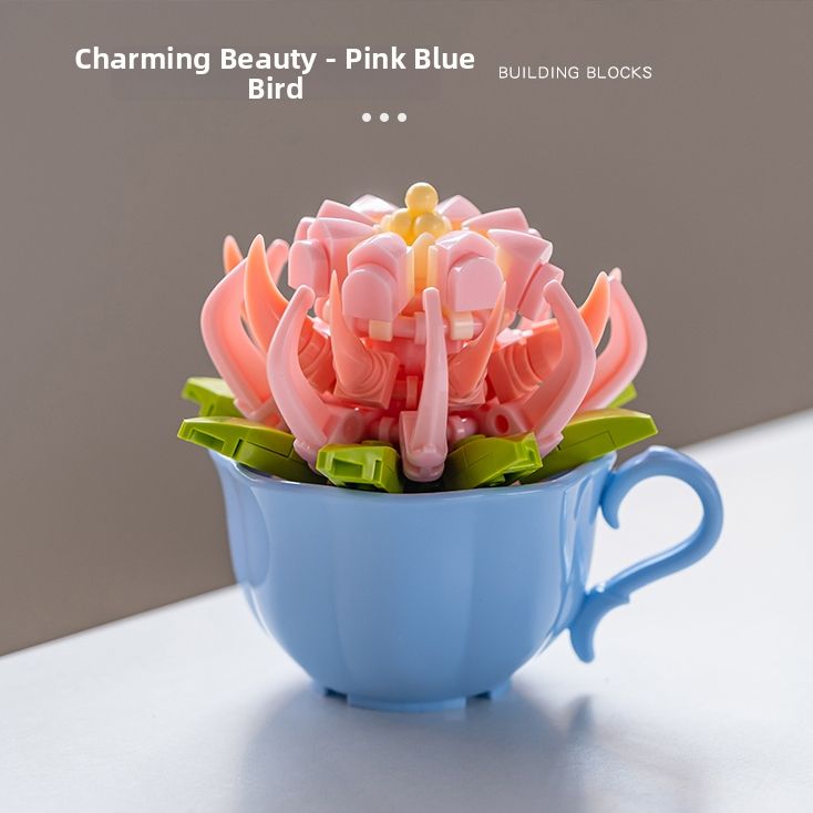 SENBAOJIMU Blocos de Montar Buquê de Suculentas e Flores, Mini Brinquedo Educativo de Montagem DIY para Mesa, Presente de Aniversário Perfeito para Meninas
_voghion.com