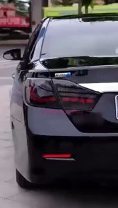 Toyota Camry 2012 2013 2014 ACV50 tail lamp light bar BMW Lexus style Sequential Signal Smoke Red colour