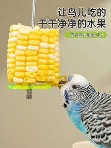 Kẹp Trái Cây Bằng Thép Không Gỉ Kẹp Rau Khoai Tây Treo Móc Phụ Kiện Cho Lồng Chim Kẹp Ăn Cho Chim Parrot Của Thương Hiệu Cool Pet