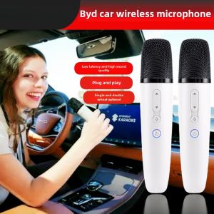 Car-Mounted Microphone for BYD Vehicles Suitable for Diangong 05 Tang Han Song plus USB Handheld Full-Directed/Karaoke Use