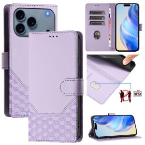 Hình Học Dập Nổi RFID Chặn Ví lật vỏ điện thoại Cho Iphone 18 Pro Max 17 Không Khí 16 Cộng Với 15 14 đựng nhiều bằng da PU khe đựng thẻ Chân Đế Bìa khóa nam châm Chống Sốc Ốp bảo vệ