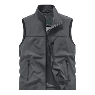 Jaket Rompi Polos Rompi Pria Bahan Parasut Jaket Rompi Terbaru
