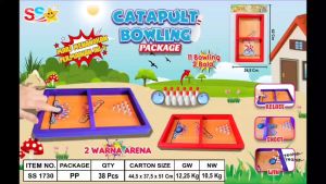 Mainan Anak Board Game Catapult Bowling 1730 - Arena Bowling Ball