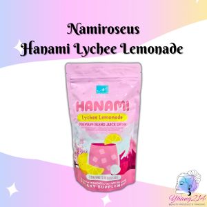 Hanami Lychee Lemonade Premium Blend Juice Drink by Namiroseus