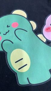 Atasan Kaos Kids Anak Cowok & Cewek Cotton Katun Lengan Pendek Distro Dino Couple