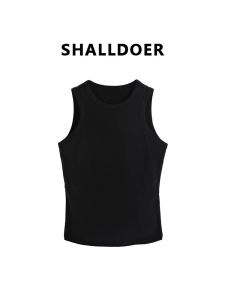 Shalldoer | Korean Style Sleeveless Thin Breathable Base Layer Vest Top Womens Pure Color Simple Design Summer T-Shirt Fashionable All-Match Slim Fit Base Layer Tank Top