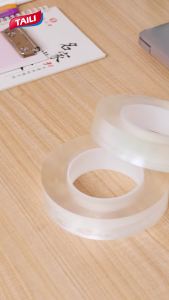 TAILI 1M/2M/5M Double Sided Tape Removable Reusable Nano Tape Waterproof Multi-Purpose Traceless Adhesive Tape Washable Self adhesive Transparent Tapes Glue Multifunctional Double-Sided