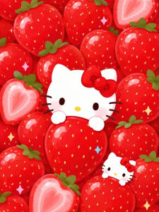TOPTOY | Bộ Tranh Tô Màu Theo Số Sanrio Trái Cây Dễ Thương Dành Cho Người Lớn Người Mới Bắt Đầu Tranh Vẽ Trên Vải Tự Làm Giảm Stress Trang Trí Tường Nhà Quà Tặng Sinh Nhật