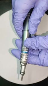 Dental Low Speed Handpiece Contra Angle Straight Handpiece E-type 2/4 Hole Air Motor Dental Low Speed Polishing Air Turbine