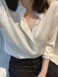 Áo Sơ Mi Nữ Tay Dài Họa Tiết Kẻ Caro Họa Tiết Hoa Họa Tiết Tinh Tế Thiết Kế Cao Cấp Cảm Giác Kiểu Pháp Mùa Xuân Thu