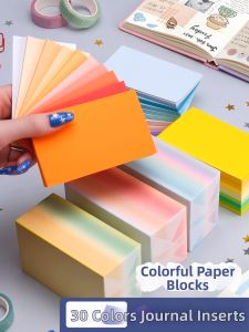 YUANHAO | Colored Handwriting Memo Pad No-adhesive A7