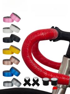 Đường Xe Đạp Carbon Tay Cầm Băng Chống Mài Mòn Chống Trơn Trượt Eva Bó Băng Cho Xe Đạp Pu Băng Ràng Buộc Cho Bánh Răng Cố Định Chạy Nước Rút Đi Xe Đạp