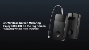 Vention Wireless USB Type C to HDMI Dongle Video Transmitter Receiver Display TV HD 4K