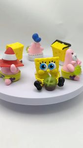 Spongebob Squarepants Patrick Star Cute Figure Collection Figure Set | Cute Cartoon Collectibles & Perfect Gifts (6pcs) Japanese Animated figures READY STOCK IN MALAYSIA