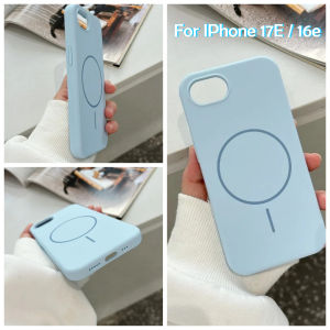 Original Material Liquid Silicone Skin Feel for Magsafe Cases for IPhone 17E 16e 2026 Magnetic Wireless Charging Protector Cover