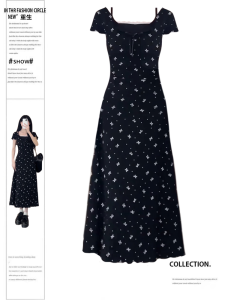 Váy Thường Ngày Hình Ngọc Trai Lưng Cao Dành Cho Nữ Cỡ Lớn Không Tay Dài Vừa Phải Váy Dài Lý Tưởng Cho Mùa Xuân Và Mùa Hè