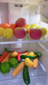 Chiteng Kotak Sayur Laci Penyimpanan Makanan Bening Container Serbaguna Transparan