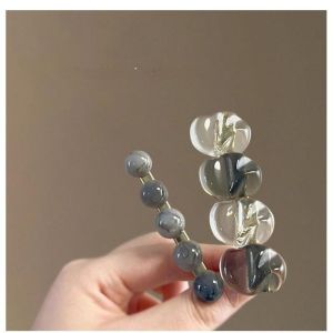 Sweet Gradient Grey Hair Clip Duckbill Hair Dividers Girls Side Hair Accessories Hair Grooming Tools Elegant Hair Holders