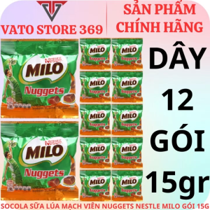 Socola viên NESTLE MILO nuggets gói 15g