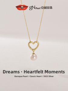 Freshwater Baroque S925 Pearl Necklace 9-11mm