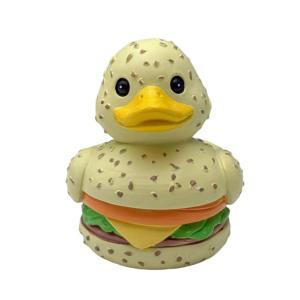Hamburger Duck Resin Figurine Car Desk Decor Funny Gift