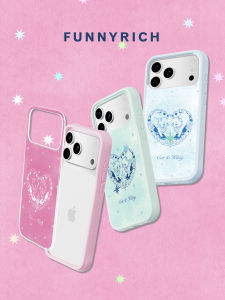 FUNNY RICH | Liquid Silicone Magnetic Shockproof iPhone Case with Stand and Rope
