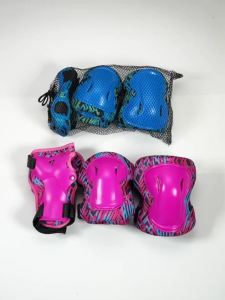Kids Protective Gear Set with Knee Pads Elbow Pads and Wrist Guards Ideal for Girls Boys Skating Skateboard Scooter Bike