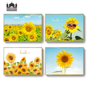 Sunflower Floral Decorative Wall Art