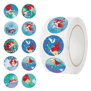 Disney Princess Mermaid Cartoon Stickers 500pcs Doodle Reward Decal for Kids Girls Water Cup Laptop Tablet Guitar Journal Supplies