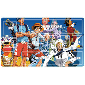 Bandai | Anime One Piece TCG Playmat with Life Cost Deck ZonesWaterproof Aesthetic Office Keyboard Pad