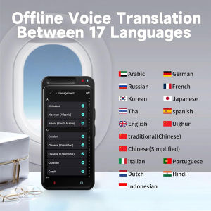 Smart Gadgets VORMOR Z6 Language Translator Device No WiFi Needed Upgraded AI Translator Support ChatGPT Two Way Real Time Voice Translation with 138+ Languages Offline/Photo Translation for Business Learning