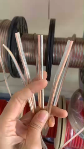 สายลำโพงทองแดงแท้ ยี่ห้อ RED LION 12-20 AWG แบ่งขาย 1 เมตร ตัดยาวเส้นเดียว สายลำโพงรถยนต์ สายไฟ ดอกลำโพง ส่งฟรี มีเก็บปลายทาง ราคาที่สะดวกแบบแท้