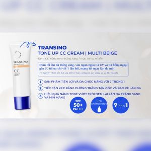 Kem CC Trang Điểm Trắng Sáng Da TRANSINO 30g
