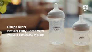 Philips Avent Natural Baby Milk Feeding Bottle Botol Susu 2oz/125ml 4oz/260ml 9oz/330ml 11oz White/Pink/Blue