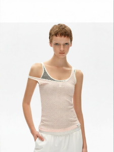 CALLED BACK | Color Block Gingham Striped Strapless Slim Fit Top