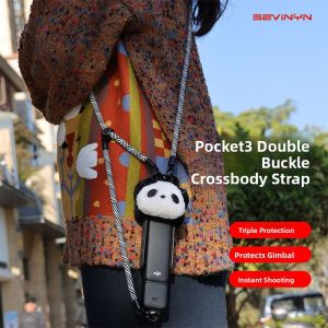 Sevinyn DJI Pocket 3 Hand Strap Crossbody Lift Hand Shoot Rope Adjustable Frame Compatible Digital Accessories