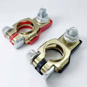 2 Cái Kẹp Cáp Nhôm Đầu Cổng Pin Ô Tô Bộ Chuyển Đổi Kẹp Dây Cho Hệ Thống Khởi Động-Dừng Pin Xe Hơi