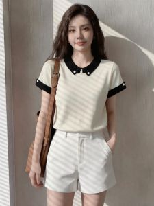 Cotton Blend Oversized Slimming Summer Blouse