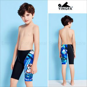 Children Professional Swimming Shorts For Kids Swim Trunks Yingfa Boys Training Bathing Suit Competitive Swimwear Pants