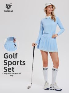 COSLEAF | Anti-Exposure High Waist Slimming Fitness Pleated Skirt