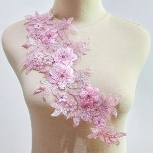 lace bordir crystal import wedding lace