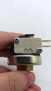 ตัวควบคุมแรงดันไอน้ำ G1/8 สวิตช์แรงดันไอน้ำ 3Bar สำหรับเตารีด หม้อไอน้ำ เครื่องจักรไอน้ำ