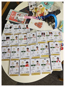 Competitor Badge Pendant School Bag Decorative Accessories Plastic Card Holder Document Organizer by 5N Stationery