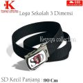 sabuk anak sekolah SD SMP SMA gambar 3D. 